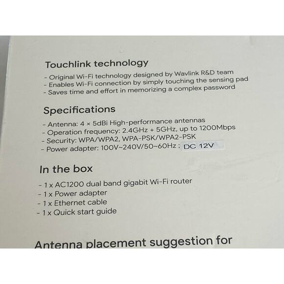 Wavlink AC1200 Quantum D4P Dual Band Gigabit Wi-Fi Router - Picture 6 of 10